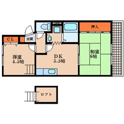 メゾンエイコー南川瀬Ⅱの物件間取画像